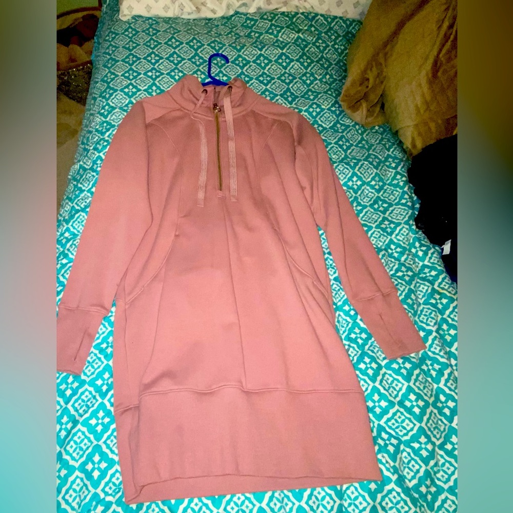 Athleta women’s cozy karma sweatshirt dress size XL